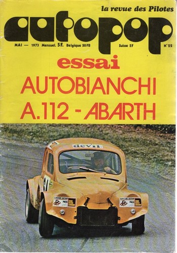 Autopop 1973 essai - 22,